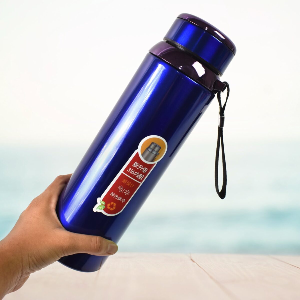 Vacuum Insulated Stainless Steel Bottle, Double walled (1000 ML) - Image 3