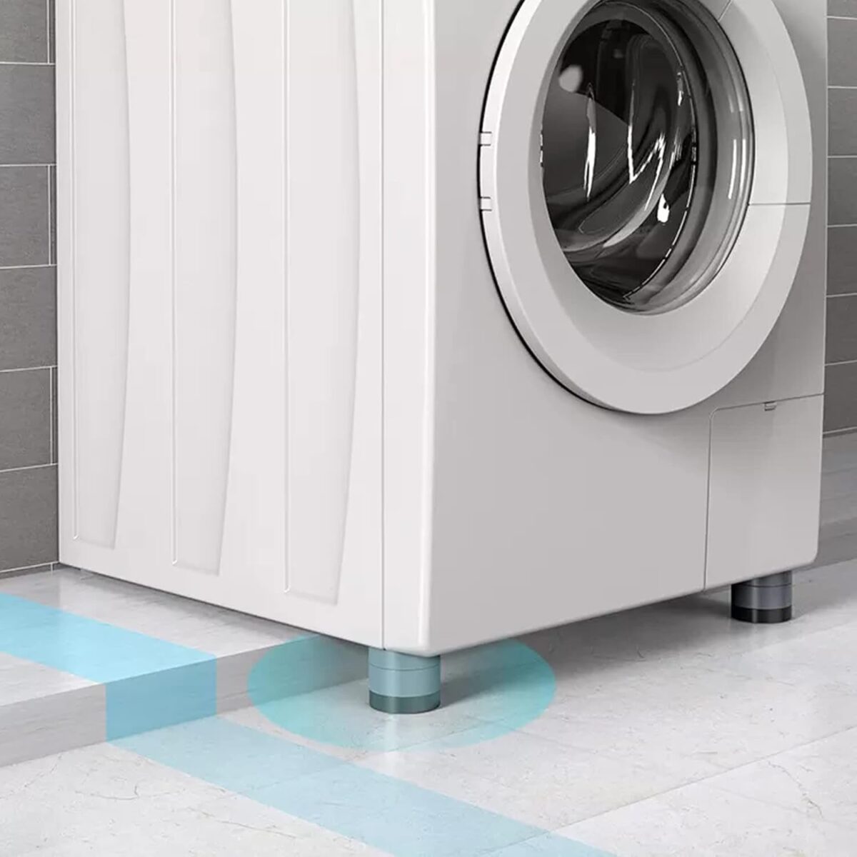 Round Washing Machine Support Pad (4 Pcs Set) - Image 3