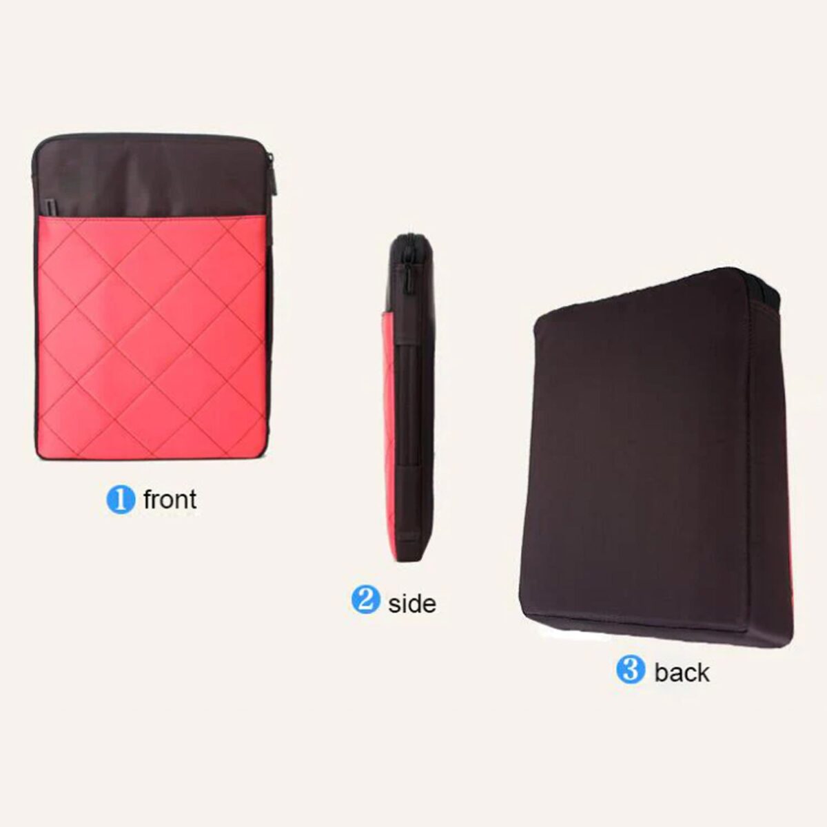 Laptop Case Cover Bag, Laptop Sleeve 14.5 inch Case, Water Repellent Polyester Neoprene Case with Accessory Pocket, & Other laptops, Notebooks - Image 5