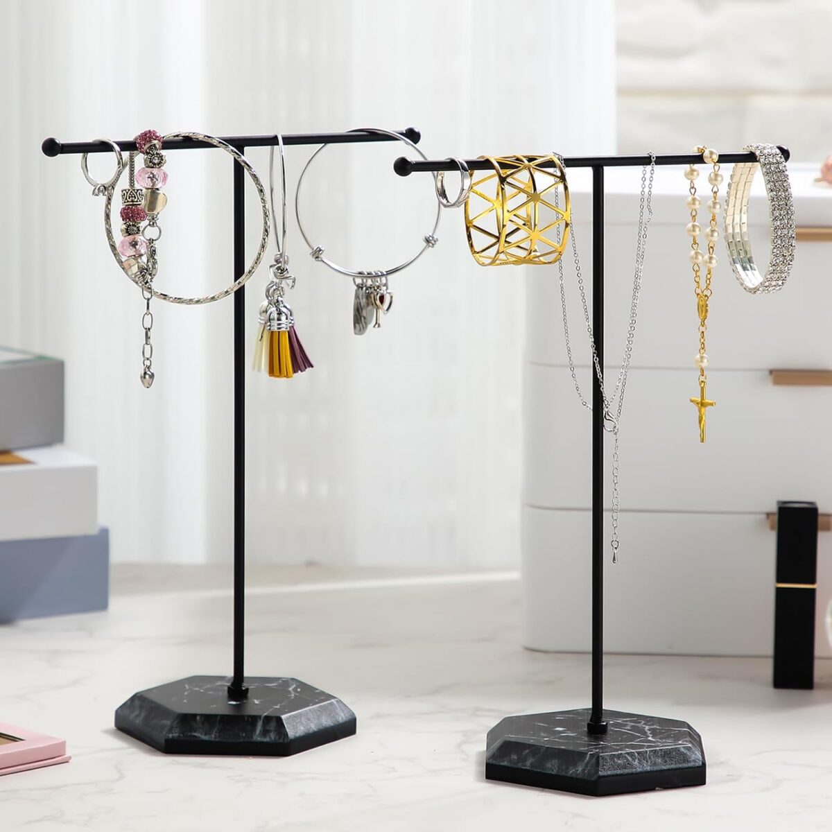 T Shape Necklace Holder Jewelry Stand (1 Pc) - Image 6