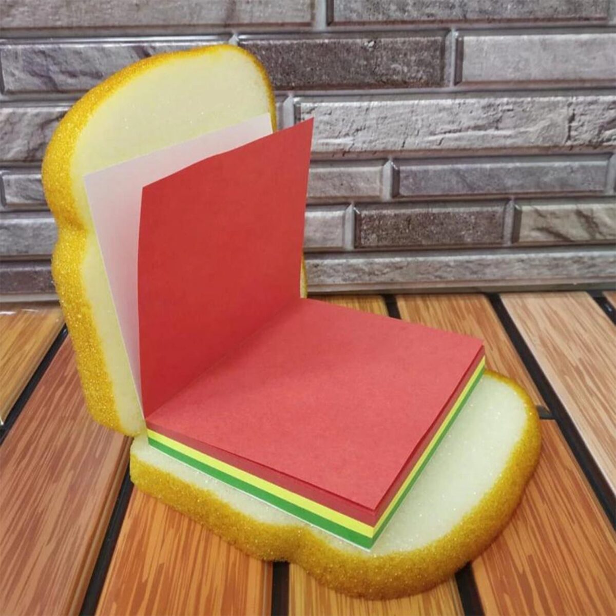 Sandwich Shaped Note  /  Sticky Notes  /  Memo Notes, Unique Mini Notes (Multicolor) - Image 9