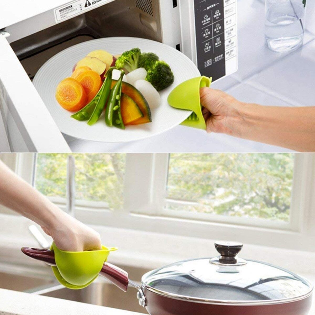 Silicone Heat Resistant Cooking Potholder for Kitchen Cooking & Baking - Image 8