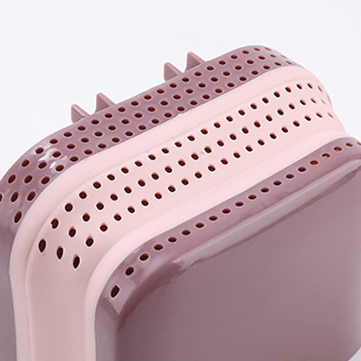 Small Multifunction Sink Drain Basket - Universal & Foldable - Sink Trash Holder Sink Side Storage Drainer Strainer Basket, Foldable Kitchen Sink Drain Strainer for Food,Dish Drainer for Fruits, Vegetables - Image 8