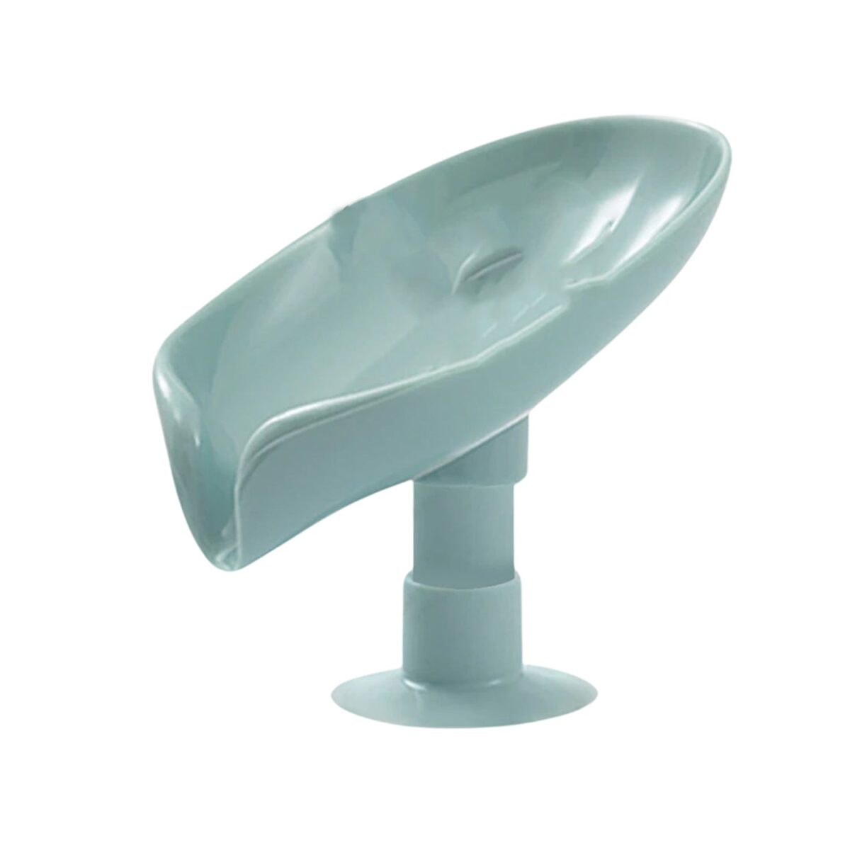 Self Draining Soap Holder for Bathroom Leaf Shape Soap Tray - Image 1