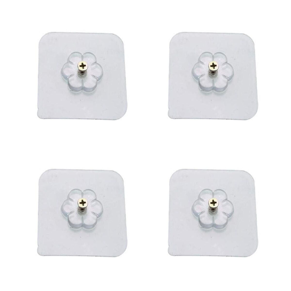 Self Adhesive Hooks Sticker | Screw Nut and Bolt Type (4 Pcs Set) - Image 6