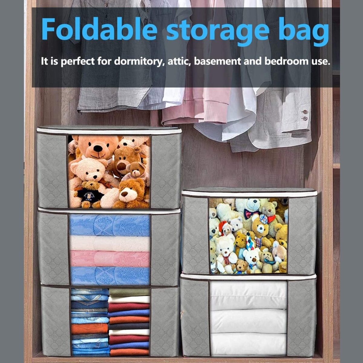 Travel Storage Bag Ã¢â‚¬â€œ Multipurpose Organizer for Clothes & Stuff (1 Pc) - Image 6