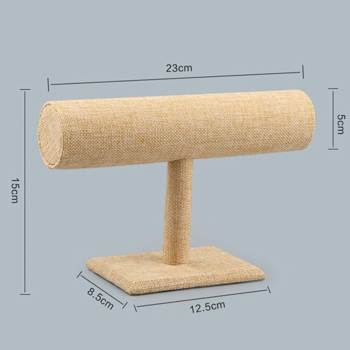 Jewelry Display Rack Bracelet Display Portable Bracelet Stand Jewelry Stand Organizer T Bar Stand Dispaly Rack Jewelry Display Stand Watch T- Flower Display Stand Appendix Necklace (1 pc) - Image 7