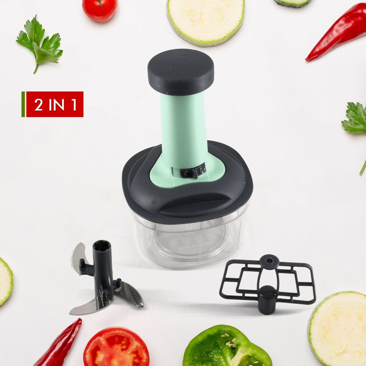 Push Chopper Manual Food Chopper - Image 3