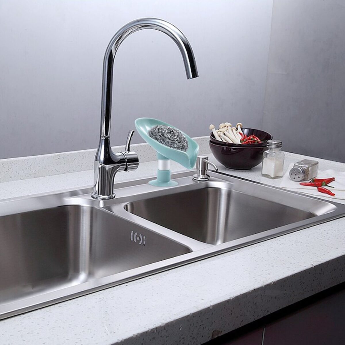 Self Draining Soap Holder for Bathroom Leaf Shape Soap Tray - Image 8