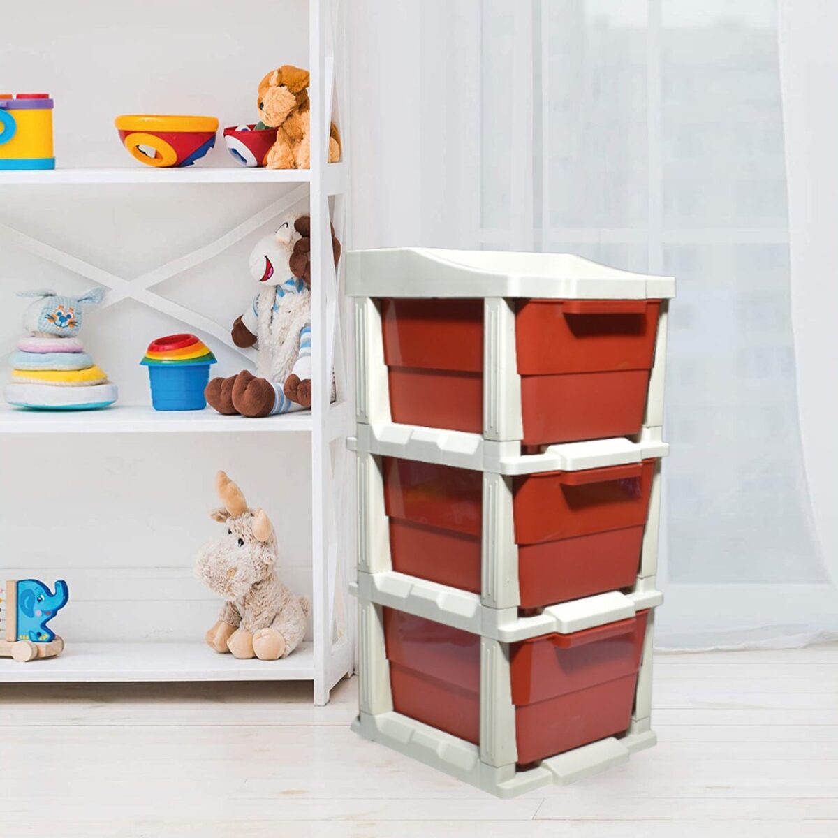 Multi-Purpose Anti-Slip 3 Layer Modular Drawer Storage System - Image 3