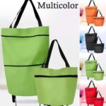 Folding Cart Bags Trolley Shopping Bag For Travel Luggage - Image 8