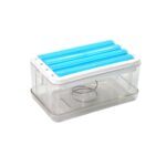 2-in-1 Portable Soap Dish & Dispenser â€“ Multifunctional Soap Holder with Roller & Drain Holes for Bathroom, Kitchen, Home Use (1 Pc)