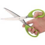 Multifunction Vegetable Stainless Steel Herbs Scissor with 3 Blades - Image 5