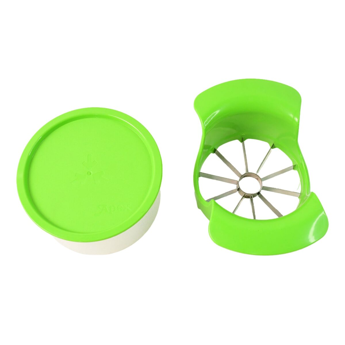 Apex Apple Cutter with Container Ã¢â‚¬â€œ Unbreakable ABS Body & Stainless Steel Blades - Image 4