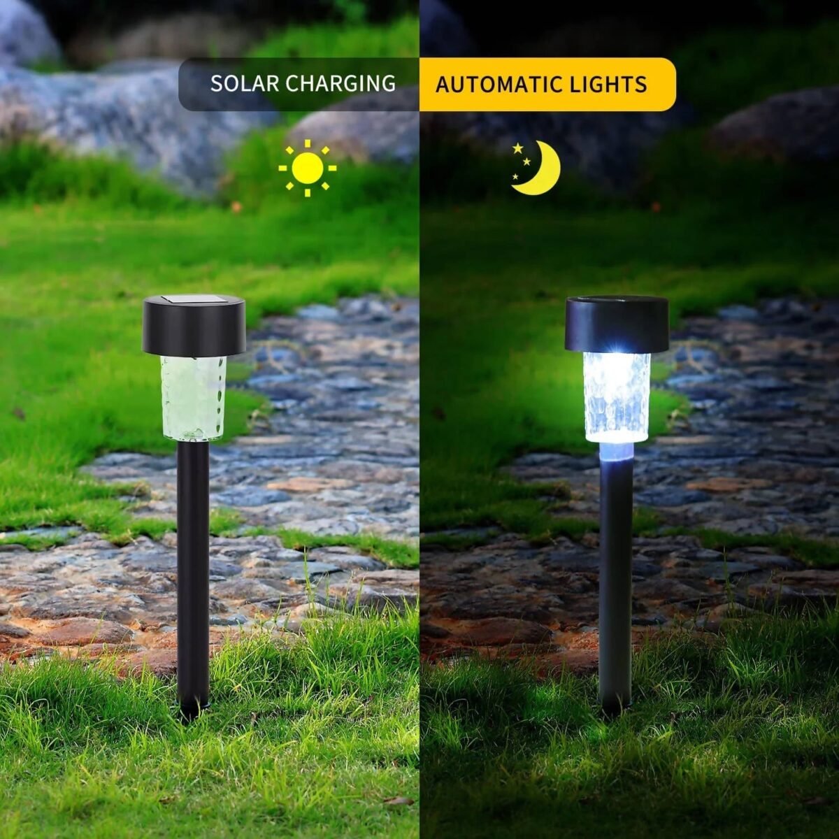 Solar Panel Led Spike Spot Light Landscape Garden Yard Path Lawn Outdors Solar Lamps, Waterproof Outdoor Decorative Landscape Lights for Garden, Patio, Yard, Walkway (MOQ :- 24) - Image 5