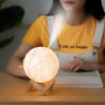 3D 2 in 1 LED Printed Moon Lamp & Aroma Diffuser (1 Pc) - Image 6