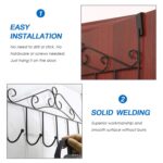 Over The Door Hanger Rack 7 Hooks Decorative Ognazier Hook (1 Pc) - Image 7