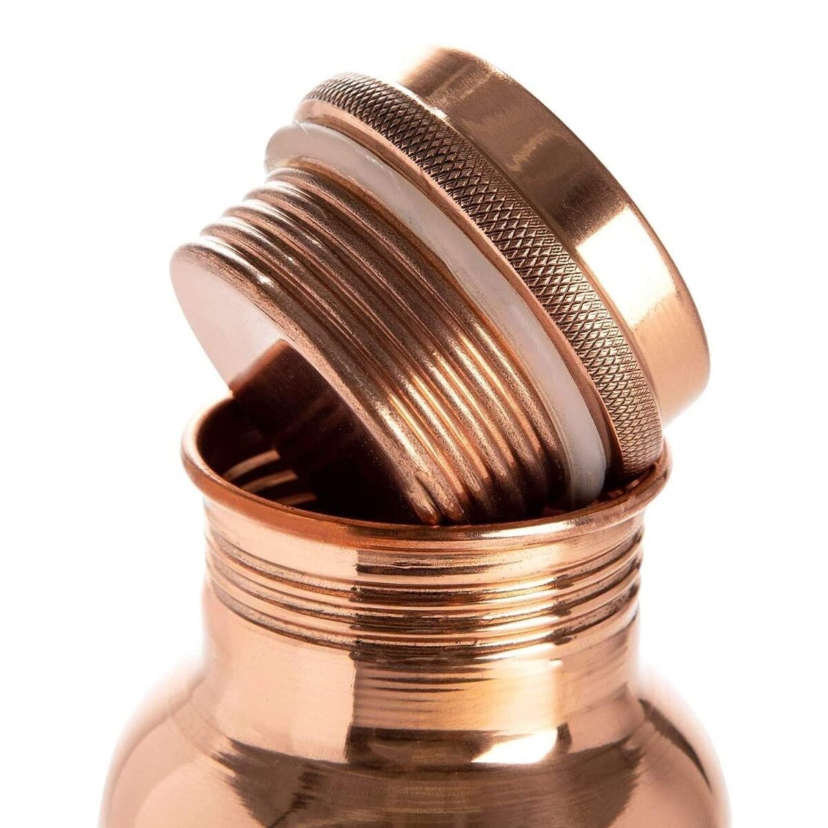 Diamond Cut Copper Water Bottle 2 Glasses with Gift Box (3 Pcs Set) - Image 8