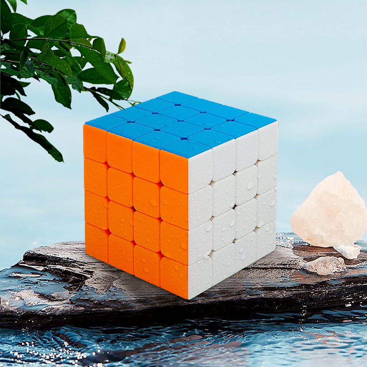 Small Puzzles Cubes 4Ãƒâ€”4Ãƒâ€”4 High Speed Sticker Less Magic Cube Game, Kids and Professionals Magic Cube Puzzle Toy, Pack of 1, 8+ Years - Image 7