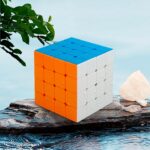 Small Puzzles Cubes 4Ã—4Ã—4 High Speed Sticker Less Magic Cube Game, Kids and Professionals Magic Cube Puzzle Toy, Pack of 1, 8+ Years - Image 7