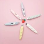 Whistle Shaped Cute Utility Knives Keychain, Portable Mail Opener (2 Pcs Set) - Image 8