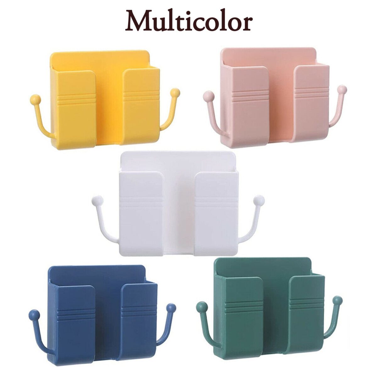 1 Pc Wallmount Mobile Stand With Hook Design used in all kinds of places including household and many more as a hanging support for and stuffs purposes. - Image 7
