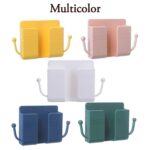 1 Pc Wallmount Mobile Stand With Hook Design used in all kinds of places including household and many more as a hanging support for and stuffs purposes. - Image 7