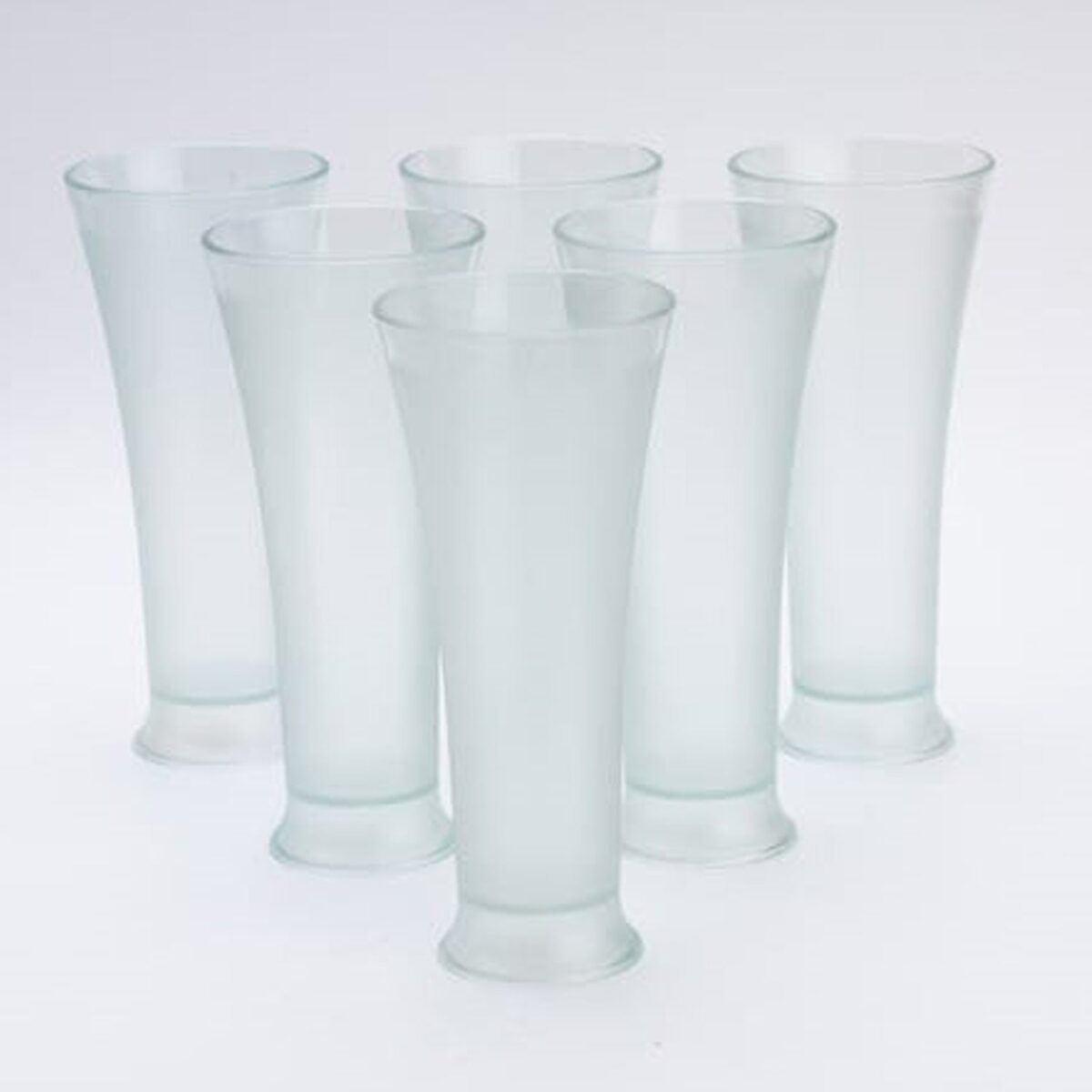 High Quality Faluda, ice cream, Juicer and Water Glasses Set of 6 Transparent, Drinking Water Glasses Stylish Glasses for Faluda, Water, Juice, Glass Set of 6 Pcs (Plastic 300 ML Approx) - Image 4