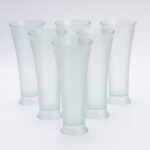 High Quality Faluda, ice cream, Juicer and Water Glasses Set of 6 Transparent, Drinking Water Glasses Stylish Glasses for Faluda, Water, Juice, Glass Set of 6 Pcs (Plastic 300 ML Approx) - Image 4