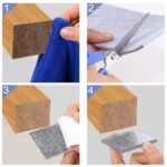 4-Piece Square Felt Furniture Floor Protector Pads - Image 5