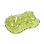 Apple Shape 2Piece Serving Set of Bowl with Spoon & Tray. Dinnerware Serving Snacks & Pickle