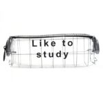 Transparent Pencil Pouch With Zipper (1 Pc) - Image 8