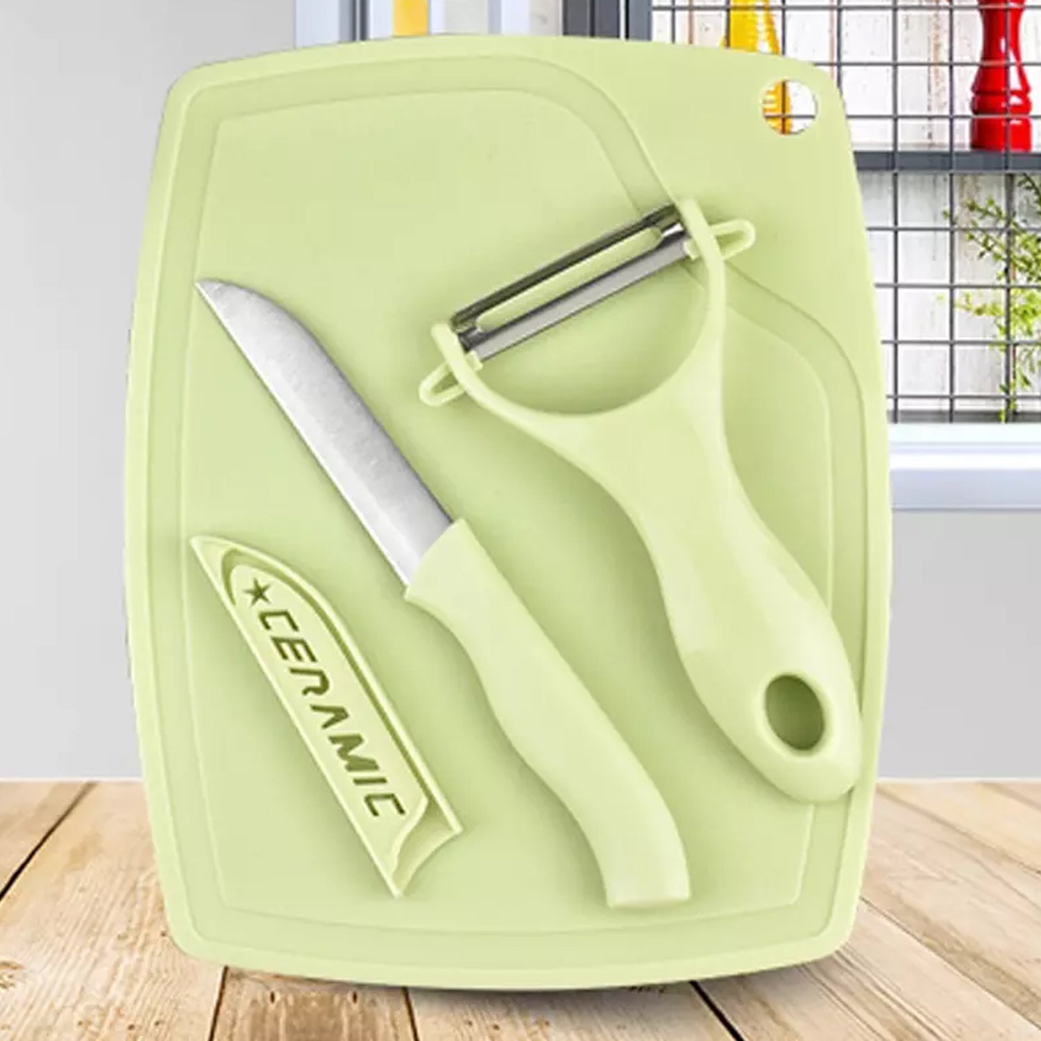 07_abc49a93-45f1-48f0-98d1-504cebee56e4.jpg Plastic Kitchen Peeler - Green & Classic Stainless Steel 3-Piece Knife Set Combo - Image 5