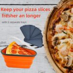 Reusable Expandable Pizza Storage Container with 5 Microwavable Trays â€“ Adjustable for Home & Outdoor Use - Image 6