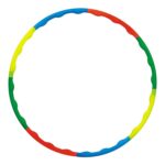Hoops Hula Interlocking Exercise Ring for Fitness with Dia Meter Boys Girls and Adults (8 Pcs Set)