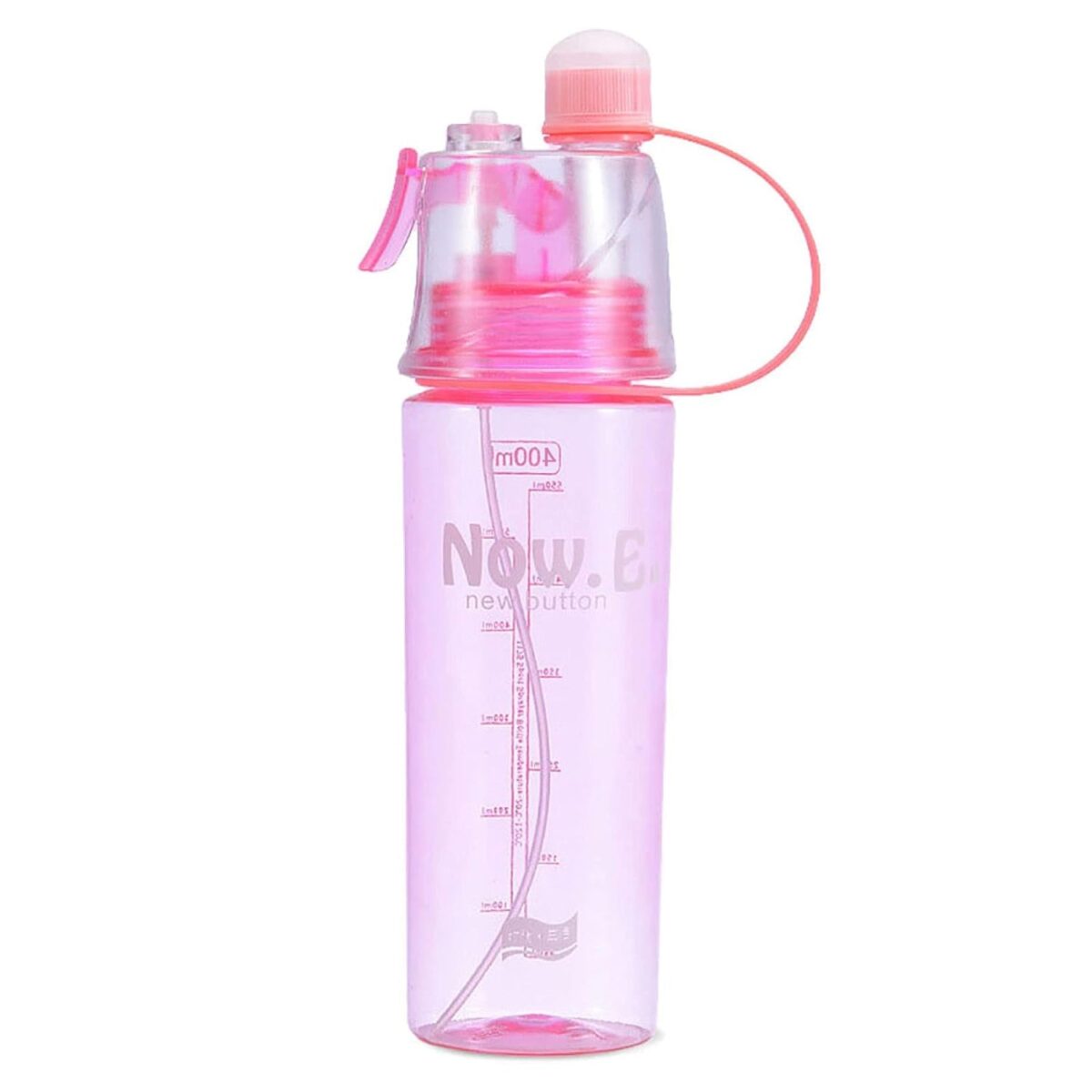 Plastic 2 In 1 Mist Spray Water Bottle (Multicolor / 400 ML / 1 Pc) - Image 5