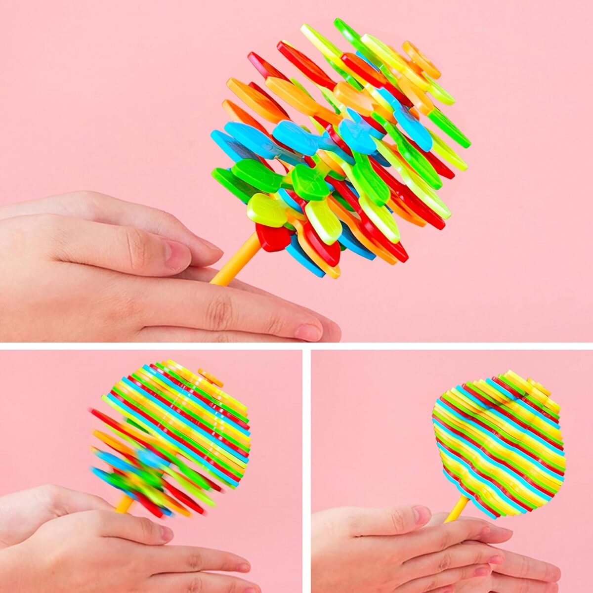 Spin Flower Candy Rotating / Spinning Toy (1 Pc) - Image 1