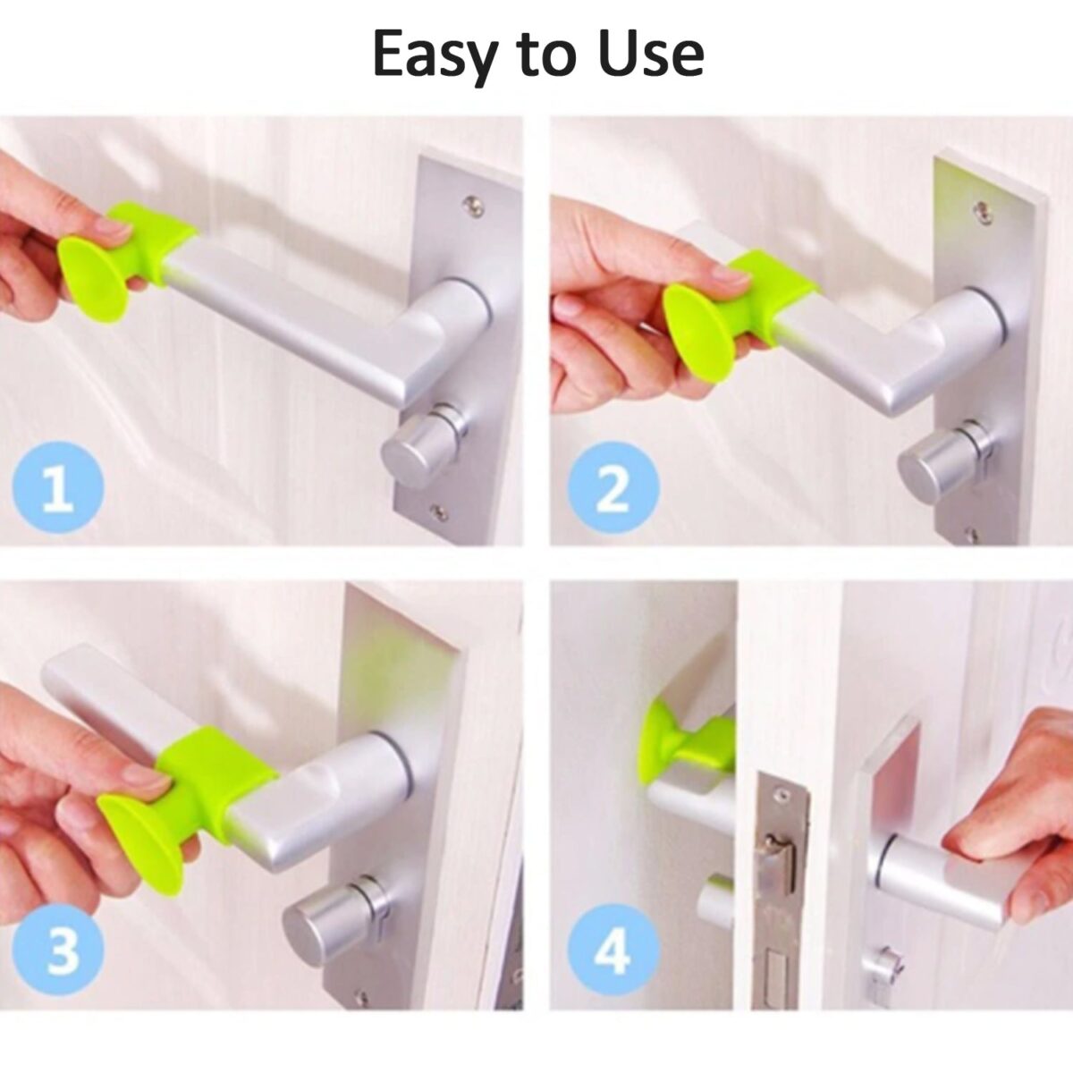 Door Stopper Mini Anti-Collision Silicone Door Handle Crash Pad (Pack of 100Pc) - Image 11