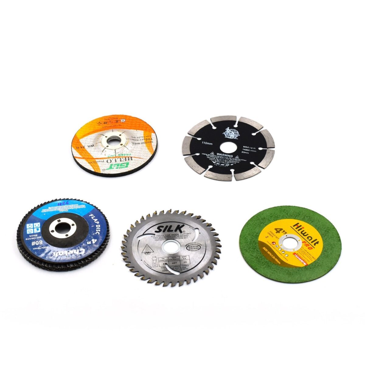 5Pc Grinding Wheel Set For Cutting Wooden Or Marbles - Image 4