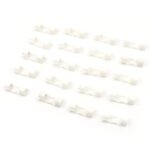 Plastic Cable Clips â€“ Strong Adhesive Wire Organizer for Home, Office & Car (20 Pcs) - Image 4