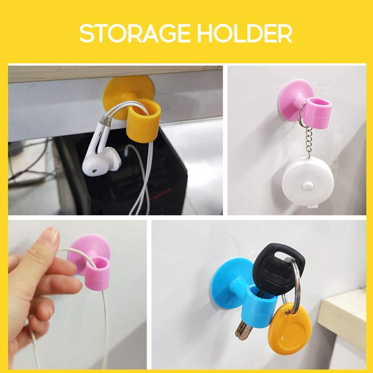 Door Stopper Mini Anti-Collision Silicone Door Handle Crash Pad - Image 8
