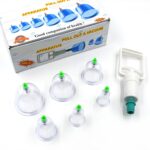 Vacuum Cupping Set 6 Pcs Kit Pull Out a Vacuum Apparatus Therapy Relax Massagers Curve Suction Pumps - Image 4
