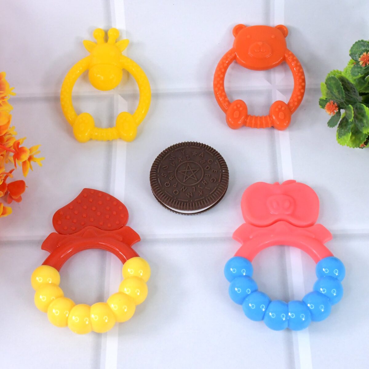 Silicone Baby Teething Toys (1 Pc / Mix Design) - Image 7