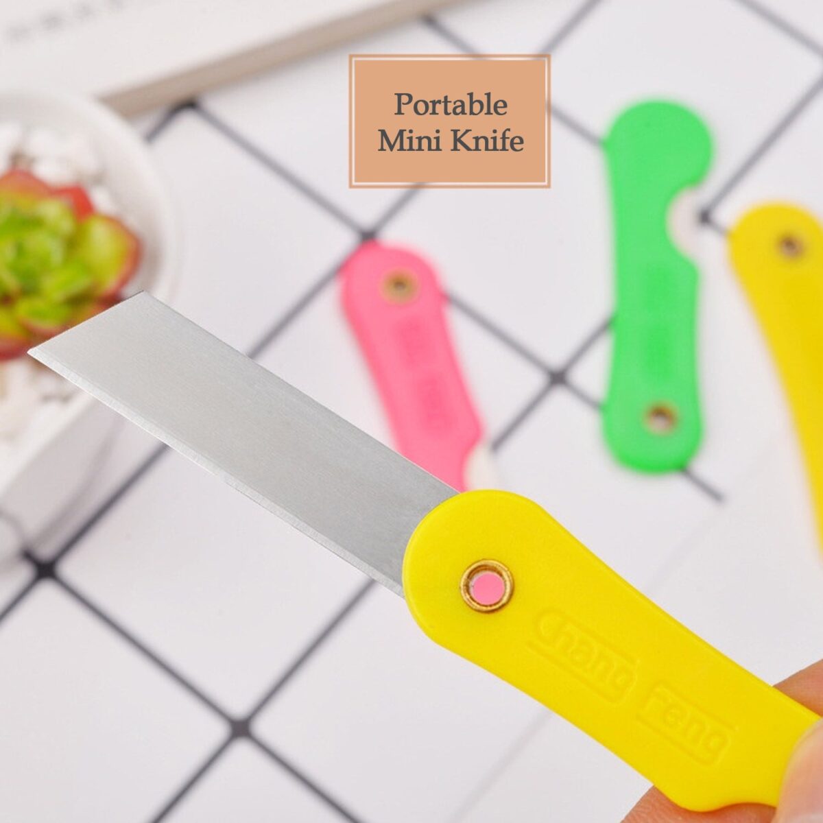 Multicolour Mini Paper Cutter Knife Pencil Knife (Pack of 12) - Image 8