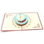 Unique 3D -Up Wishing Card (Birthday): 1 Pc - Image 4