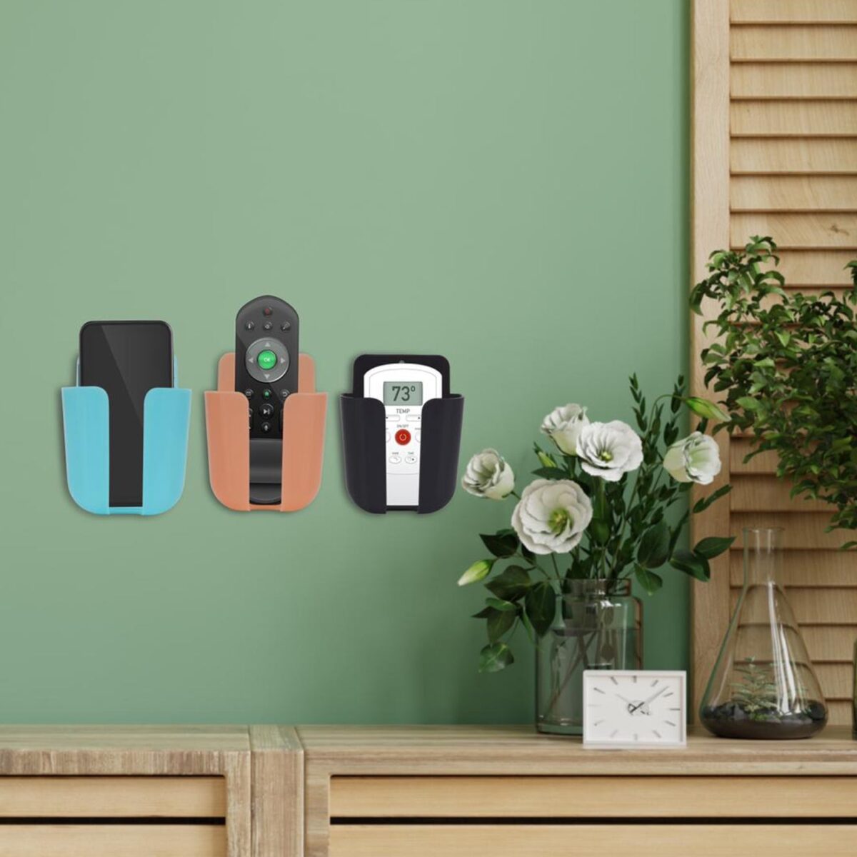 Wall Mounted Storage Box Remote Storage Organizer Case (Multicolour) - Image 3