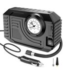 Tire Inflator Portable Air Compressor 12V Small Air Pump for Car Tires Bicycle Balloons, Cars, Bike, Bicycles and Other Inflatables with LED Light (12V) - Image 4