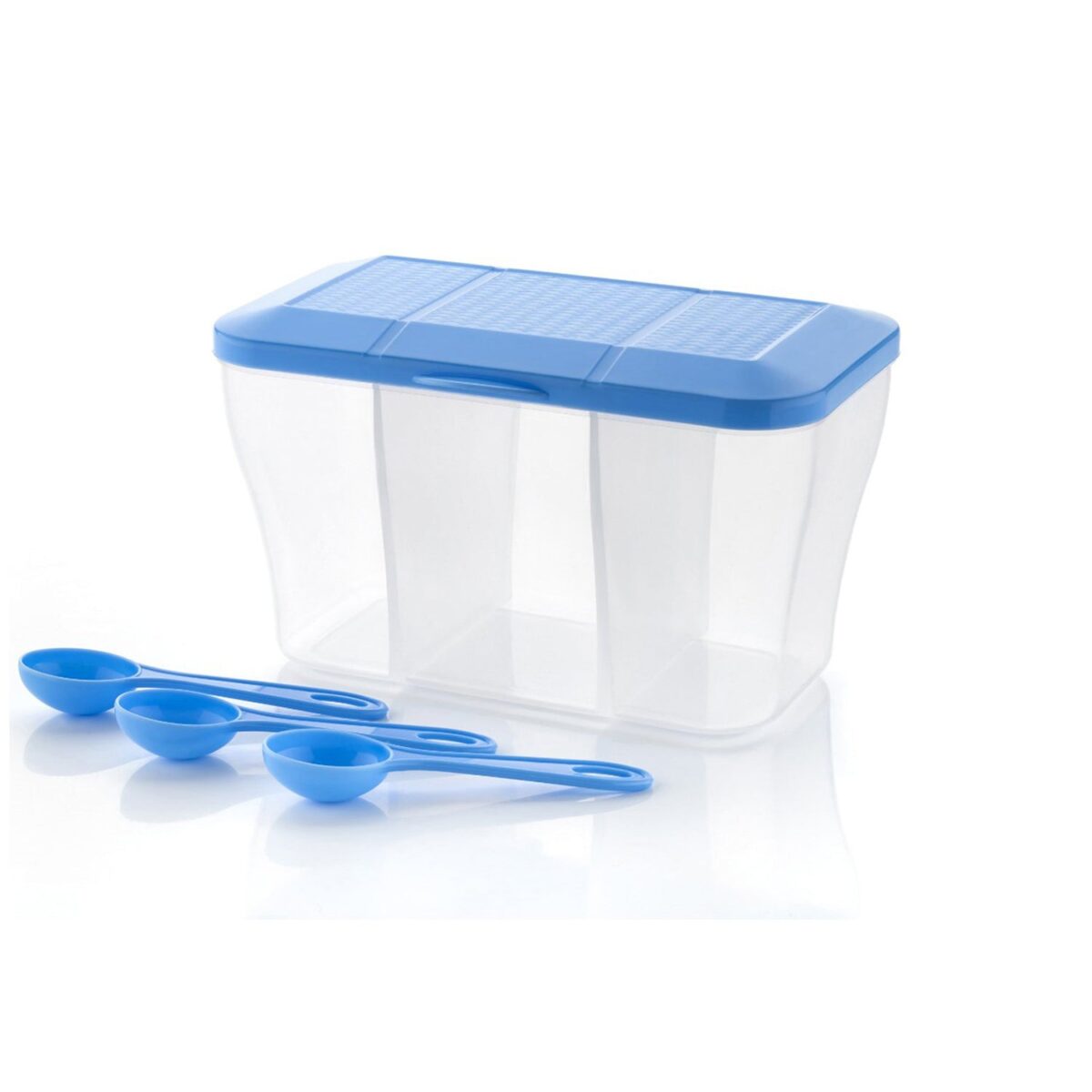 Plastic Square Storage Organiser Container (750ML Capacity) - Image 1