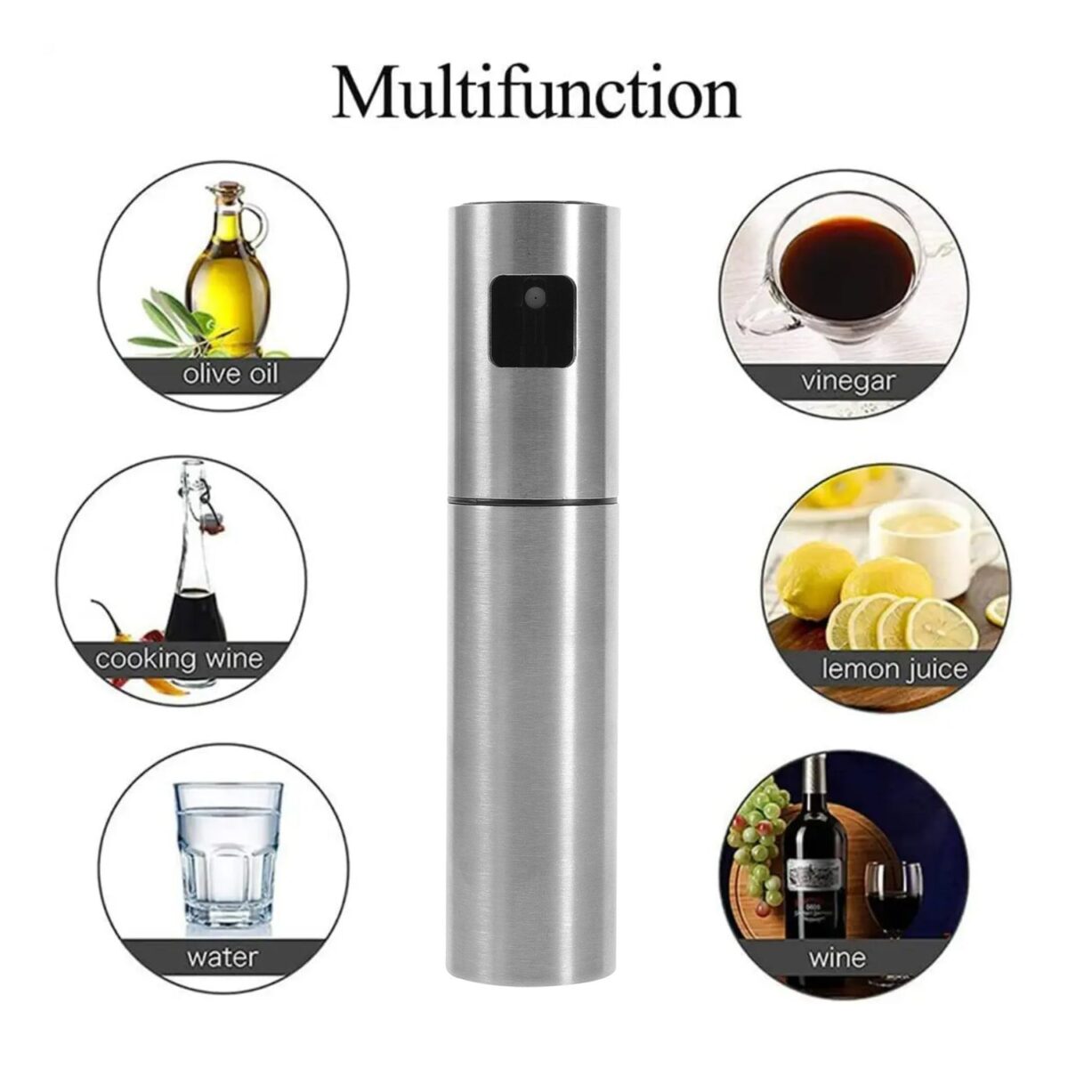 Oil Spray Bottle for Dosa | Food Grade Stainless Steel Glass Oil Spray Bottle (100 ML) - Image 7