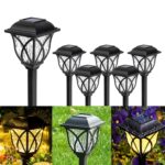 Solar Pathway Lights Outdoor Garden Lights (2 Pcs Set) - Image 4